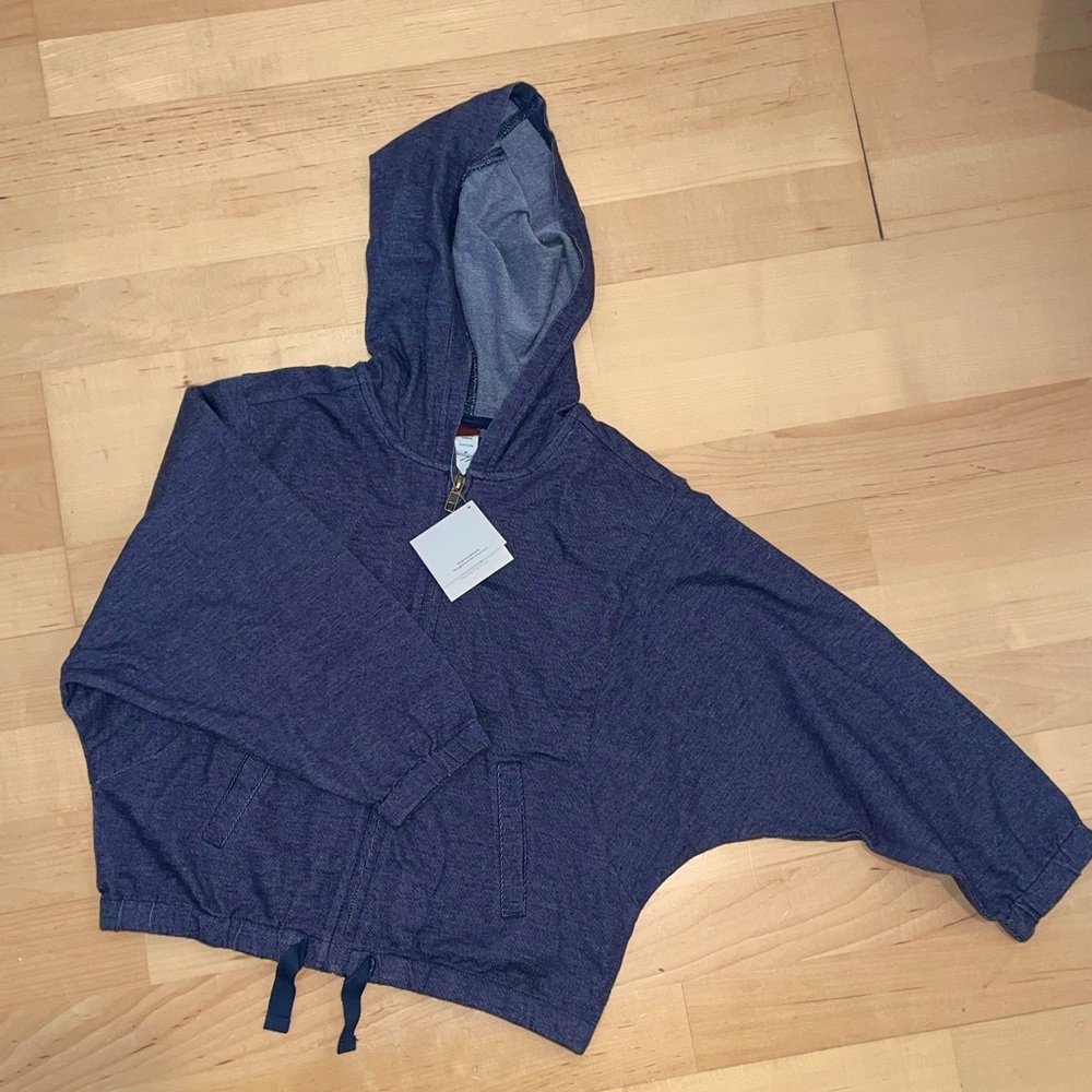 Recollection. Kids soft denim zip jacket size 6-7